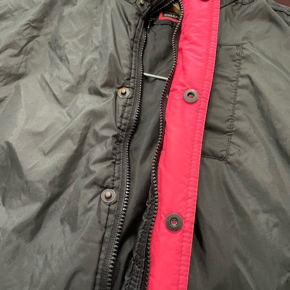 Milano Bay woman’s three tone winter jacket with zipper up and snap buttons . M - Picture 6 of 8